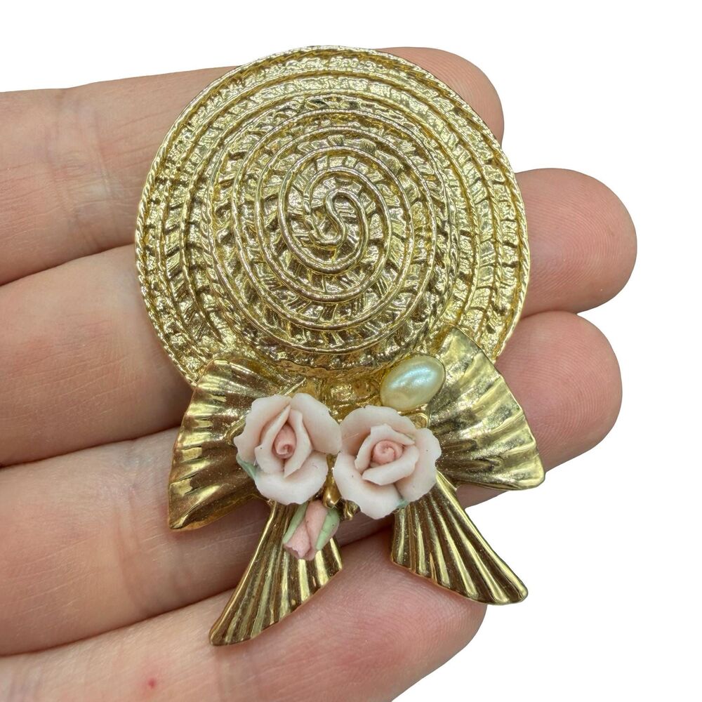 Vintage Jewelry 1928 Hat Brooch Hat Pin